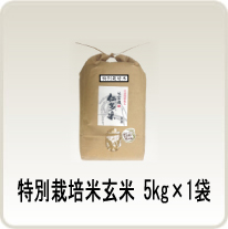 特栽玄米5kg