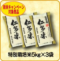 特別栽培米　5kg×3袋