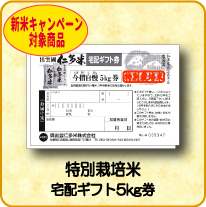 仁多米宅配ギフト券5kg (1枚)(Y)